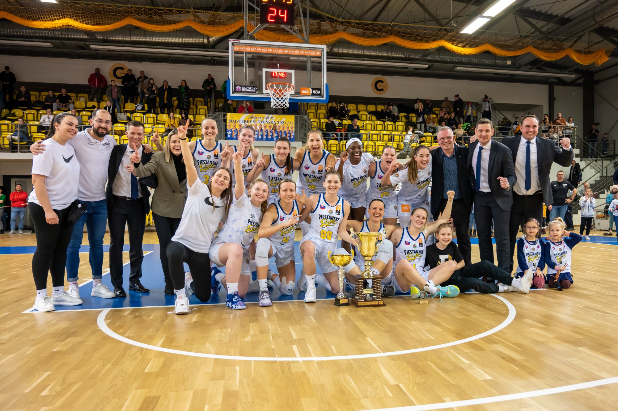 Piešťany získali Slovenský pohár, tretia priečka pre Ružomberok