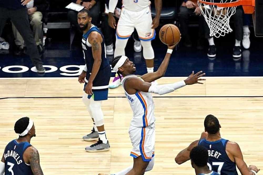 VIDEO/Play-Off NBA: Thunder sa spamätali z vysokej prehry, Shai siahal na 40-bodový triple-double