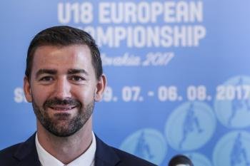 Rado Rančík (ambasádor ME U18 na Slovensku) (Foto: TASR)