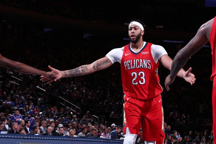NY Knicks vs. NO Pelicans, Anthony Davis (23) (Foto: nba.com)