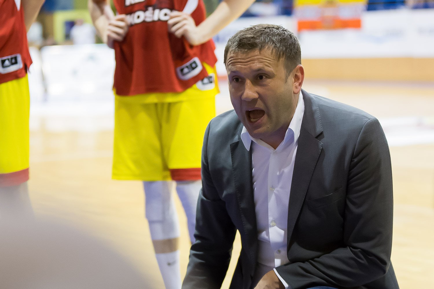 KB Košice vs. BK Levickí Patrioti, tréner Miljan Čurovič (Foto: Jäzva)