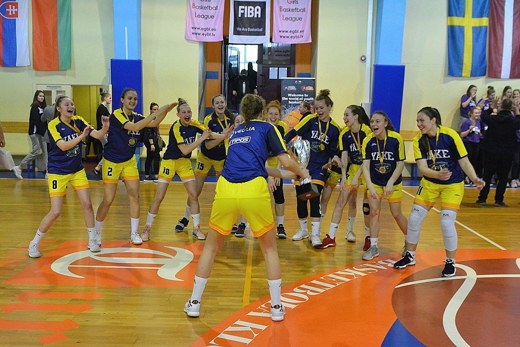 Young Angels Academy U18 Košice, Víťazky Superfinále EGBL 2018/19 (Foto: Roberts Blaubuks)