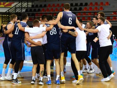 FOTO: Výskoky a objatia. Pozrite si slovenskú radosť v Skopje