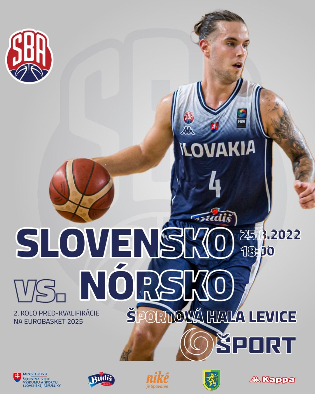 Plagát: Slovensko vs. Nórsko (Foto: SBA)