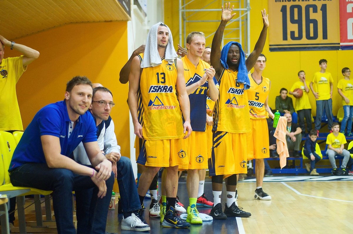 BK Iskra Svit vs. MBK SPU Nitra, tím Svitu (Foto: Daniel Faix)